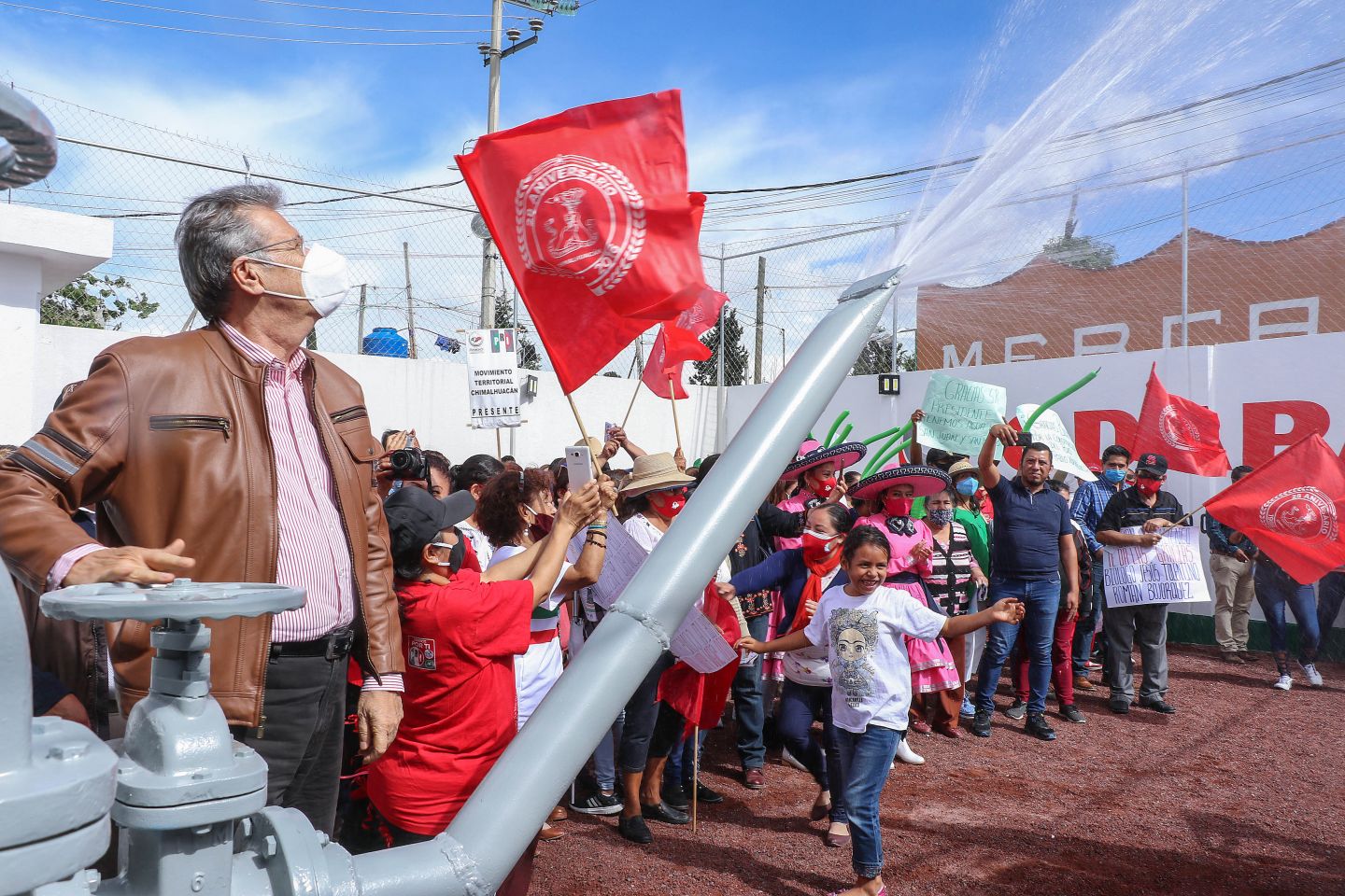 #El gobierno de Chimalhuacán Inauguró el  pozo de agua potable San Pablo–Xochitenco: Jesús Tolentino