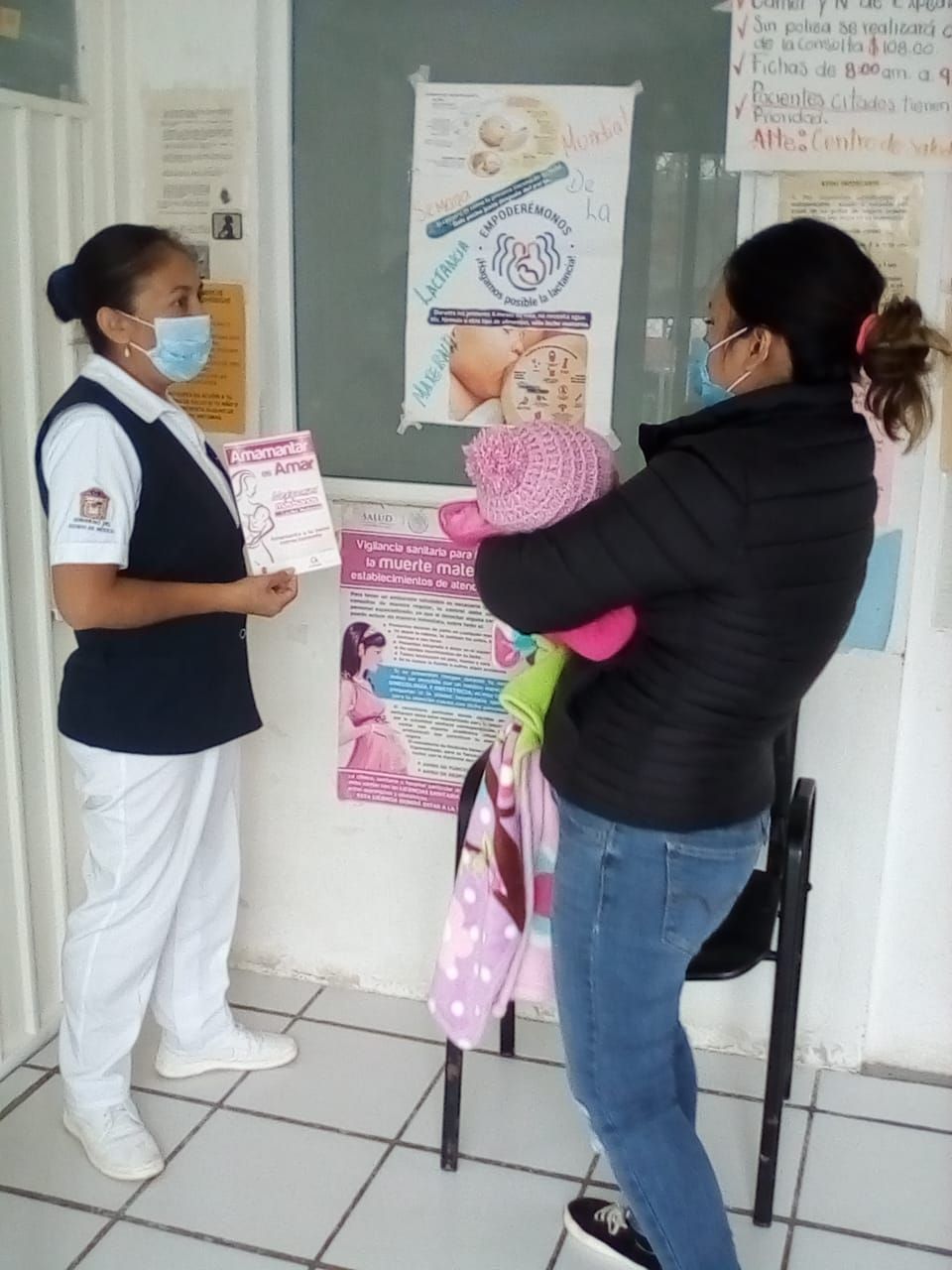 Beneficia EDOMÉX a 261 mil personas con capacitación en alimentación del seno materno durante mes estatal de lactancia