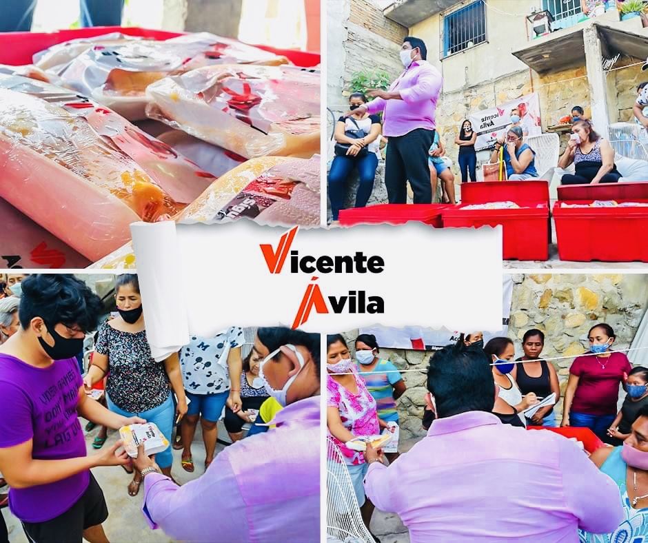 Llega Vicente Ávila a más colonias de Acapulco 
