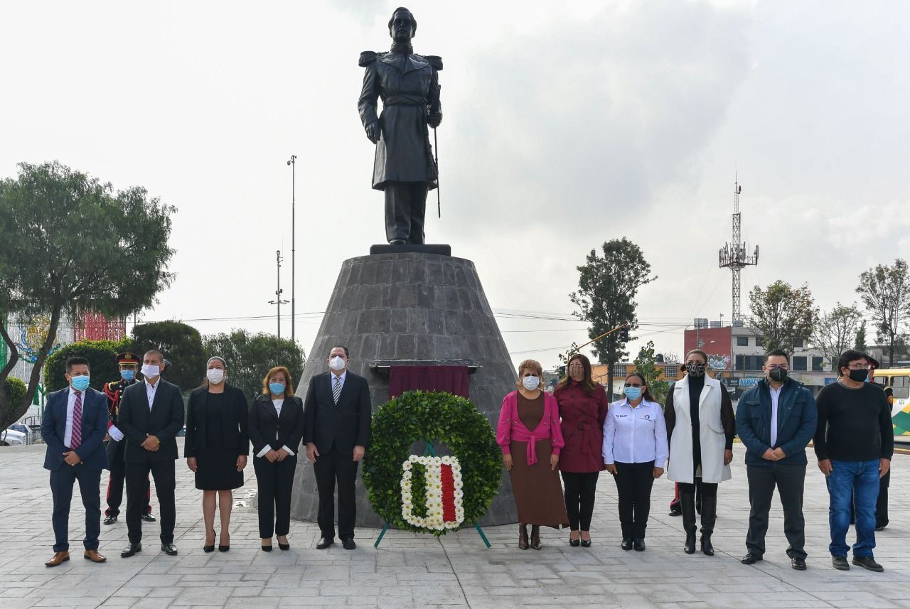 #Ruth Olvera develó placa conmemorativa del CLVIII aniversario luctuoso del general Ignacio Zaragoza