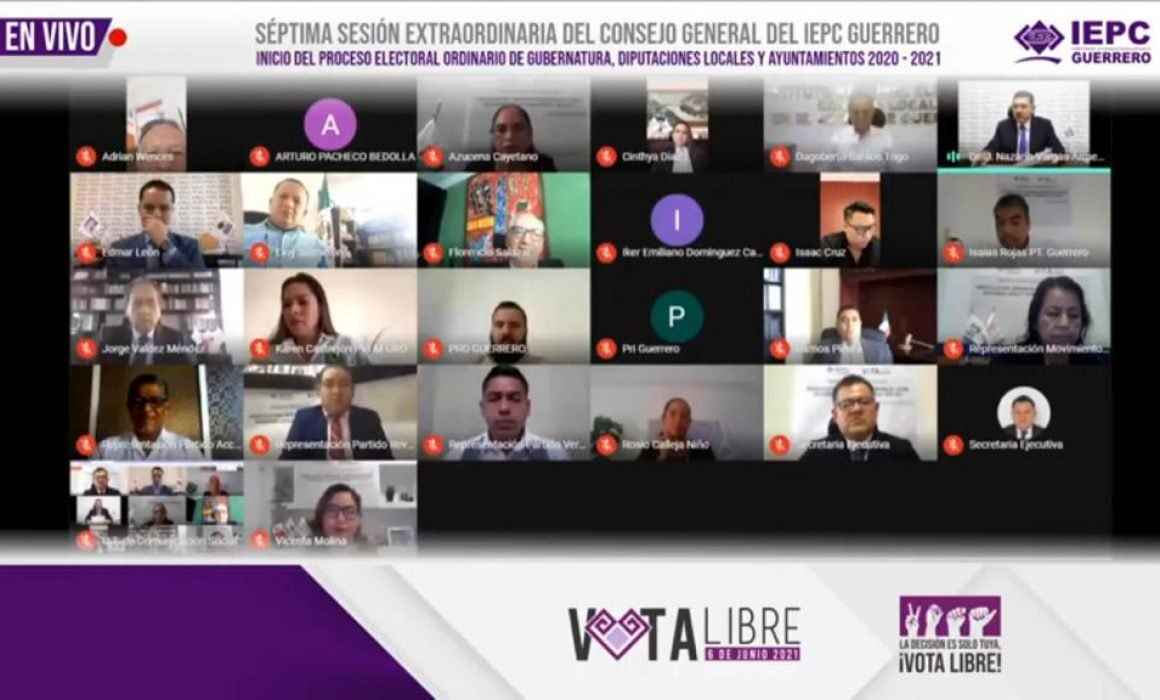 Declaran inicio del proceso electoral en Guerrero marcado por Covid 19