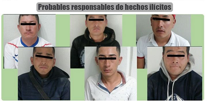 Prisión preventiva a seis sujetos por despojo con violencia en Chimalhuacan