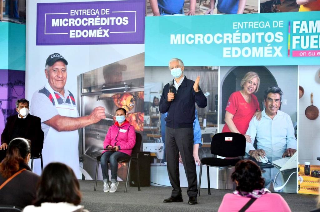 Alfredo del Mazo informa que 17 mil micro y pequeñas empresas se han beneficiado del Programa de Microcréditos