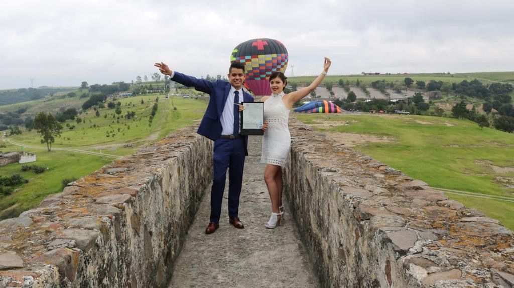 Celebran matrimonio en destino turístico del EDOMÉX en apoyo a la reactivación económica