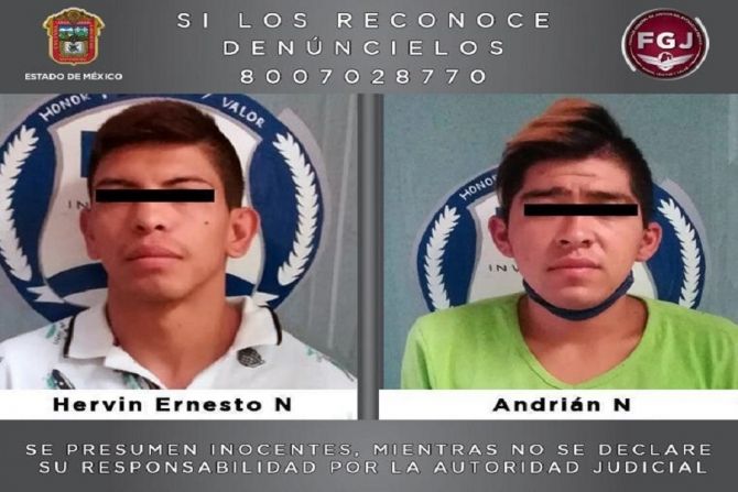 Atora la FGJEM a par de sujetos por presunto secuestro exprés en Teoloyucan 