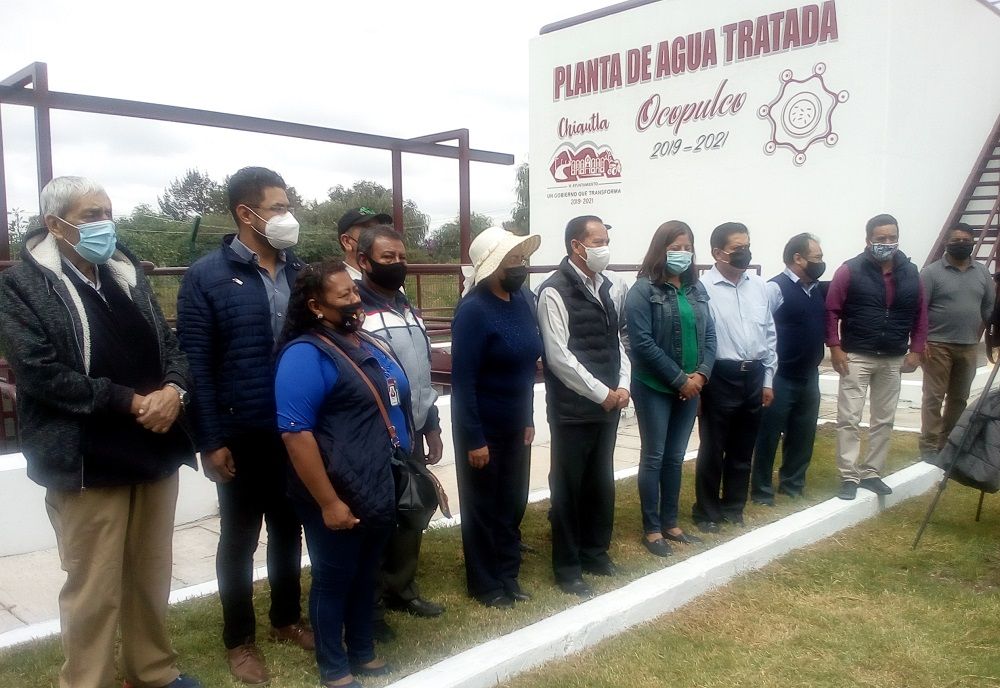 Autoridades entregan planta tratadora reestablecida en Ocopulco Chiautla