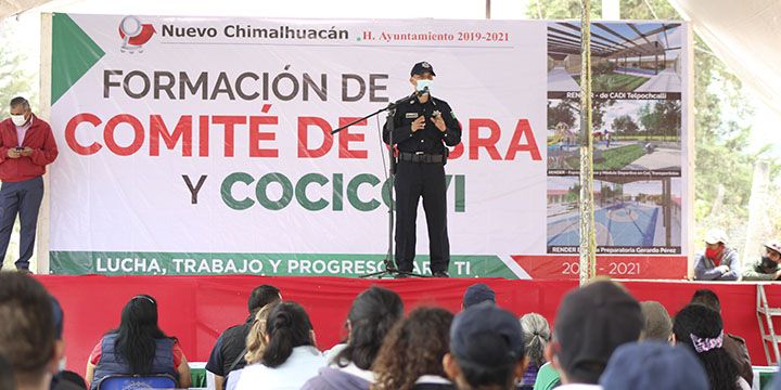 Tercera etapa de construcción de la subcomandancia de Chimalhuacan