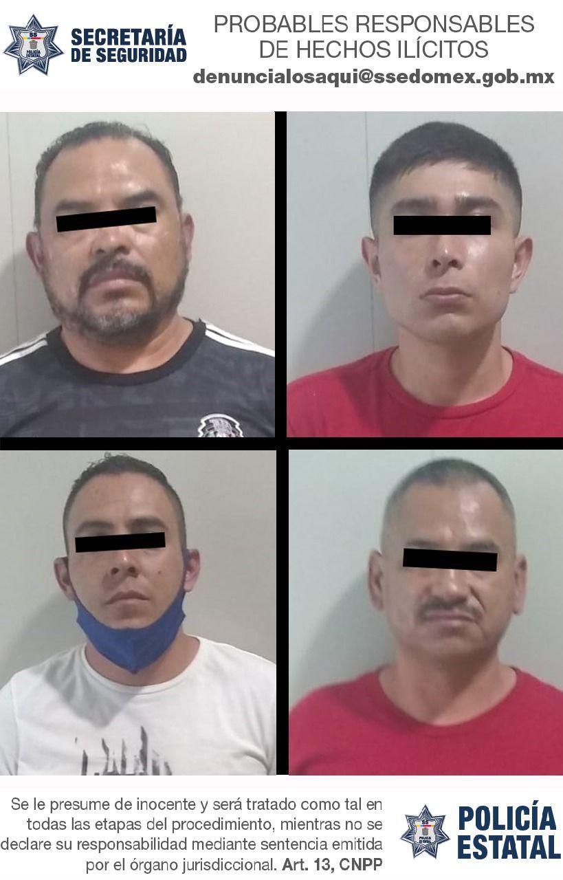 En Ecatepec la policía estatal rescata a un menor presuntamente secuestrado por cuatro malandrines ya duermen en la cárcel