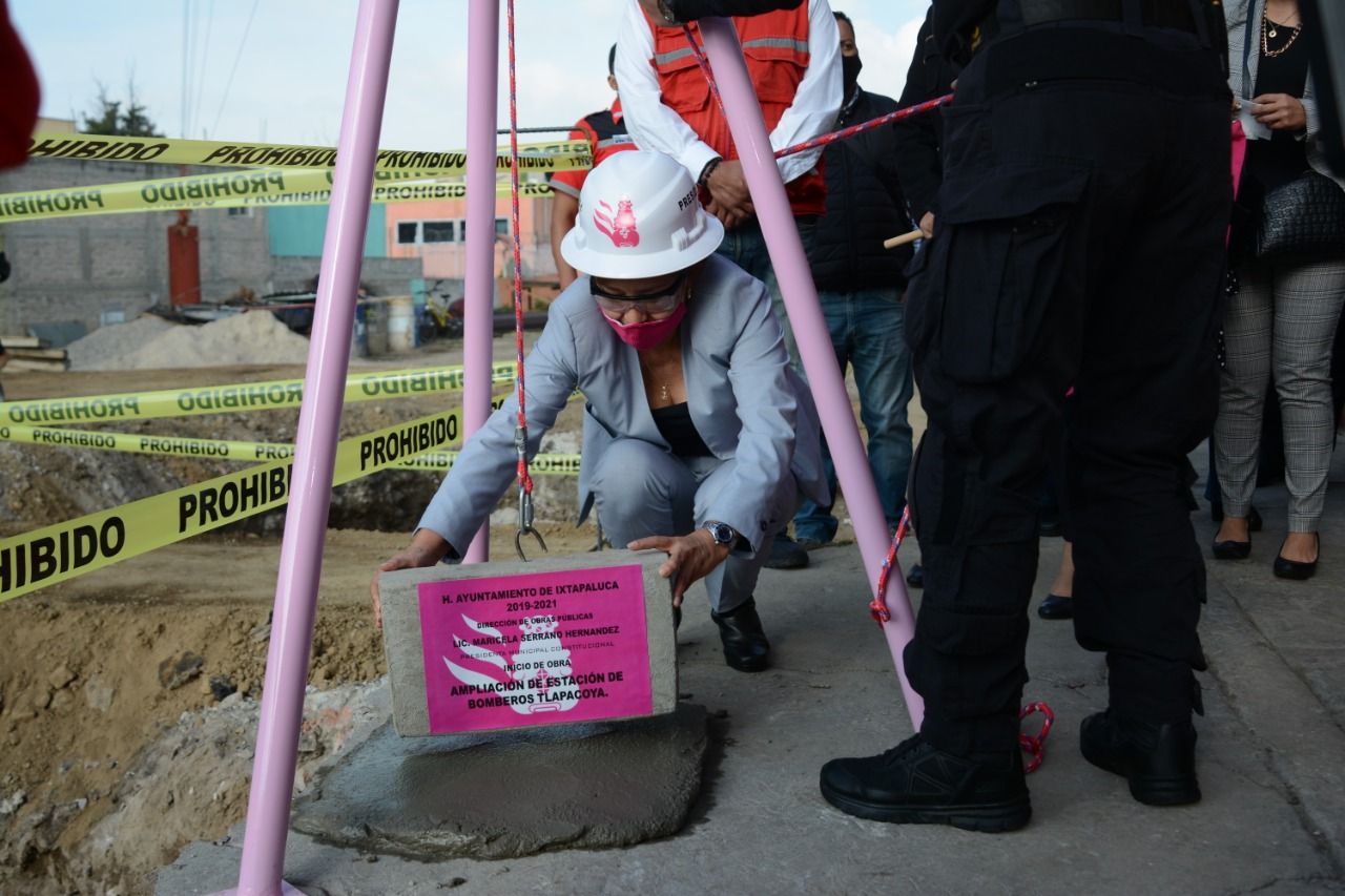 #El gobierno de Ixtapaluca mejora las instalaciones de la estación de bomberos: Maricela Serrano 