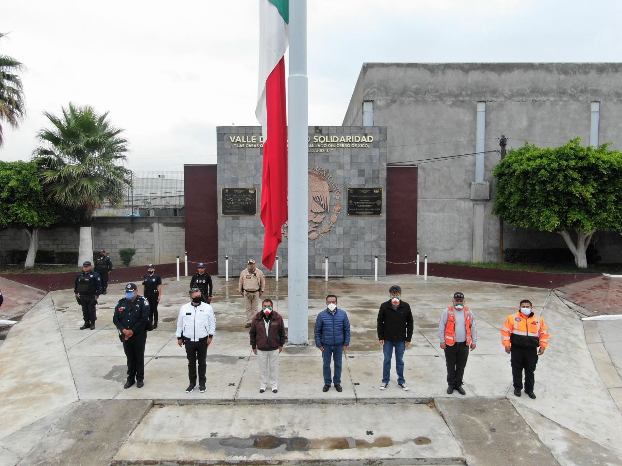 #El gobierno de Valle de Chalco Solidaridad  rindió homenaje a los fallecidos de los  sismos  del 19 de septiembre de 1985 y 2017