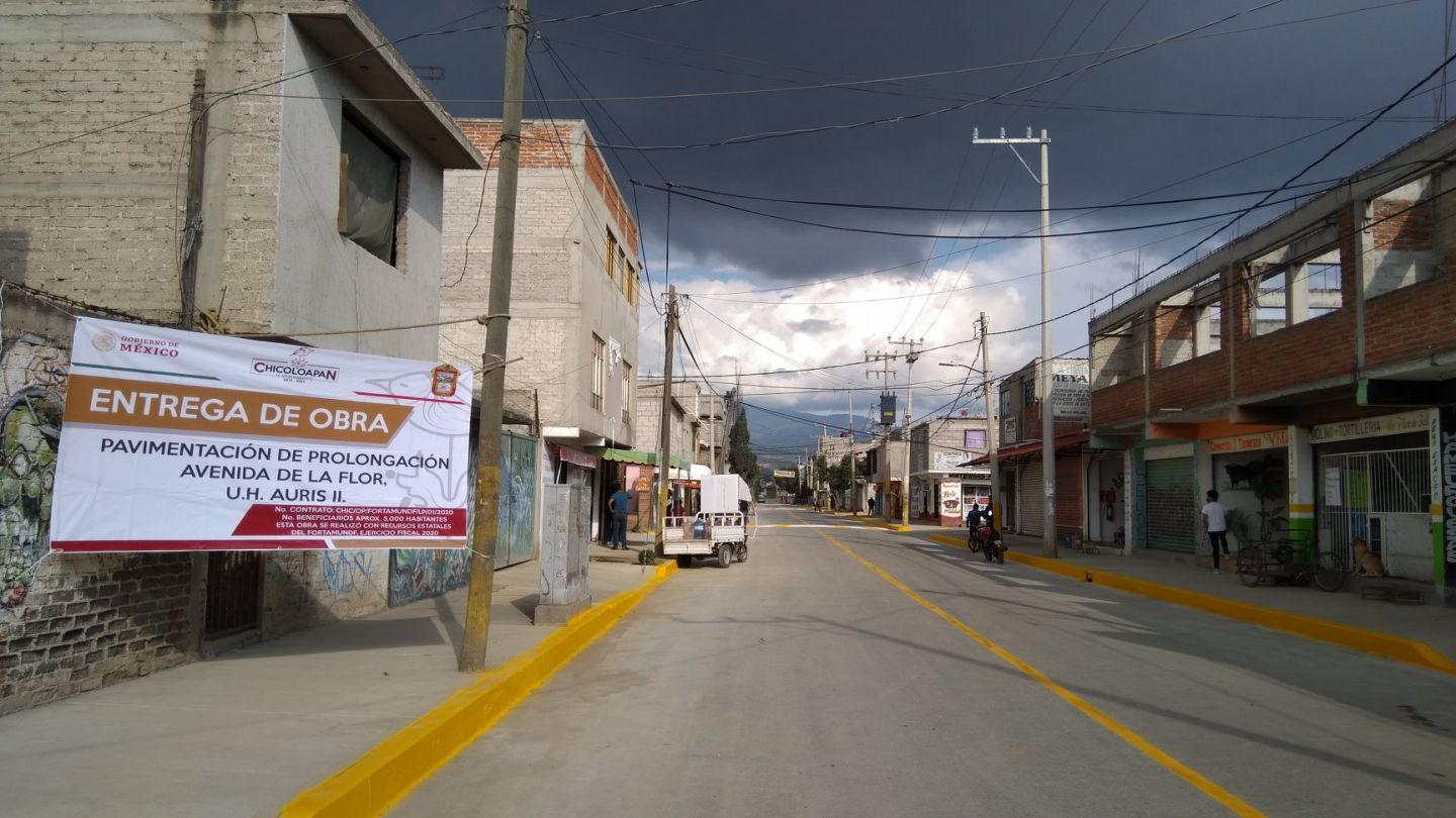 Gobierno Municipal de Chicoloapan,  Entrega Obras de Infraestructura Básica