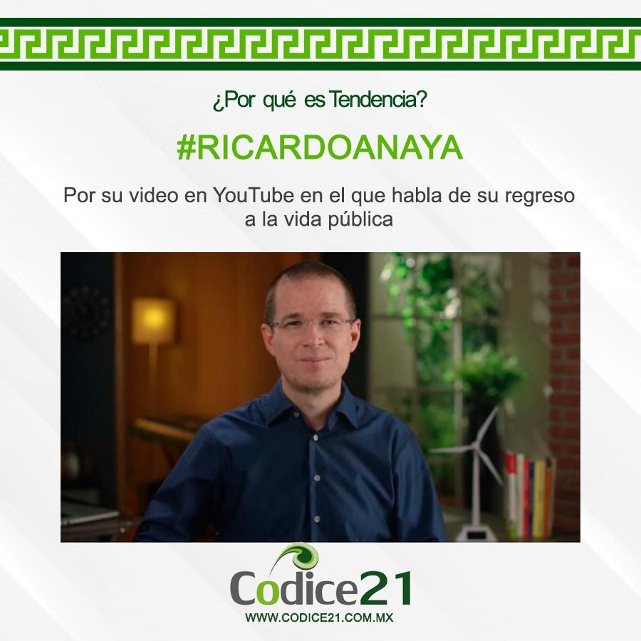 Ricardo Anaya sube vídeo a YouTube 