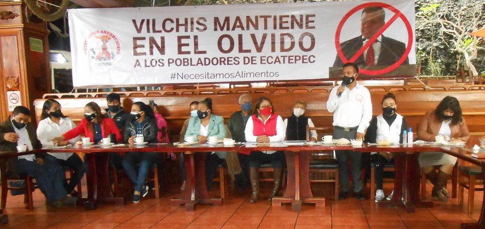 Flemático el alcalde Fernando Vilchis al no cumplir compromisos de ecatepenses