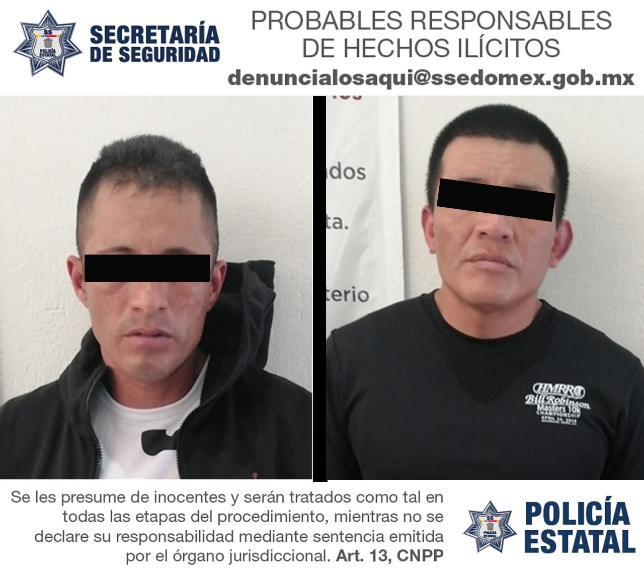 #Elementos de la policía estatal detuvieron a dos narcomenudistas en  Naucalpan