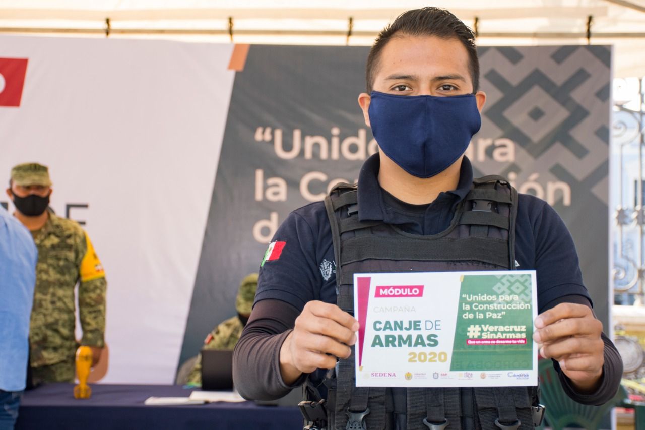 Avanza programa de canje de armas en Córdoba