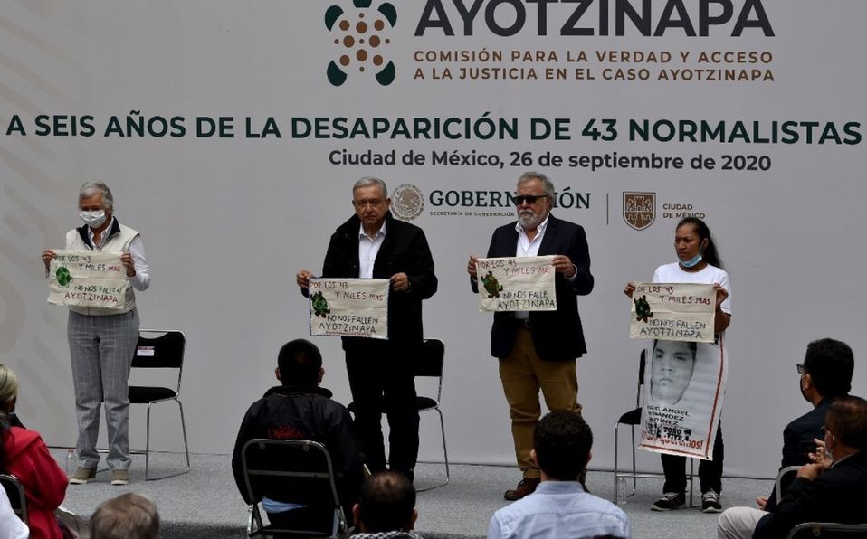 A 6 años de la desaparición de los 43 normalistas, la Comisión Presidencial por la Verdad y la Justicia en el caso de Ayotzinapa, presenta informe  
