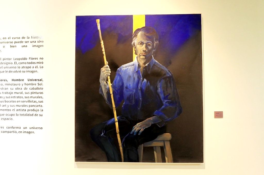 Concluye exposición de ’Leopoldo Flores Hombre universal’ exhibida en el CCMB