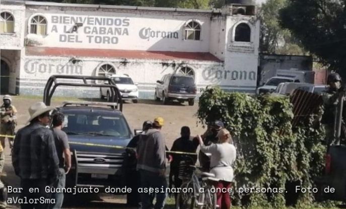 Fiscalía de Guanajuato investiga masacre en bar de Jaral del Progreso