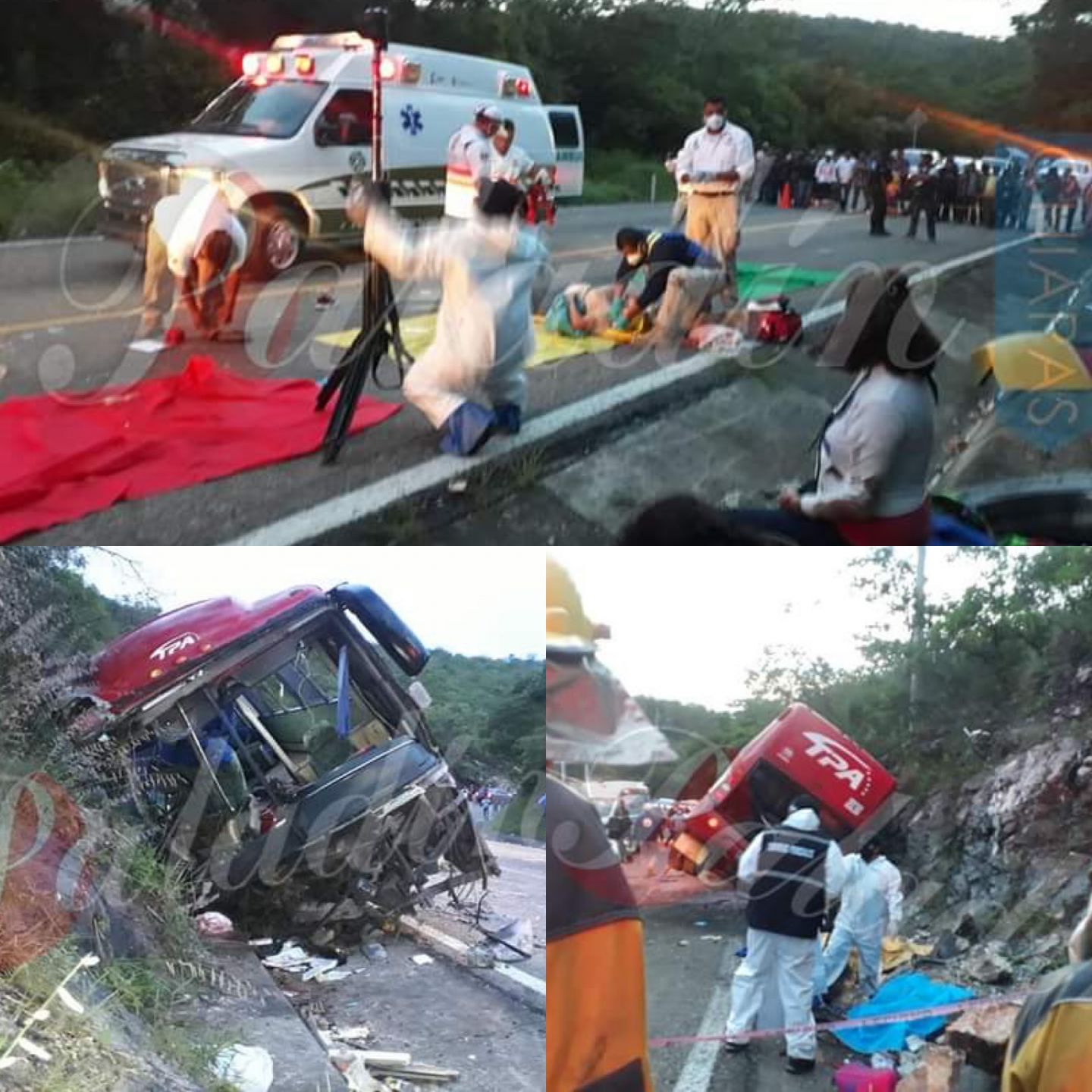 Tragedia en Chiapas: el choque de un autobús dejó al menos 13 muertos y 25 heridos
