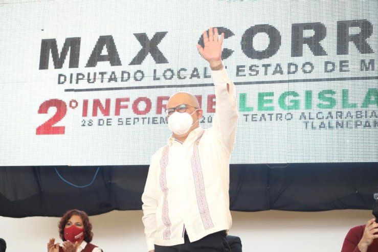 Max Correa presenta segundo informe de labores legislativas