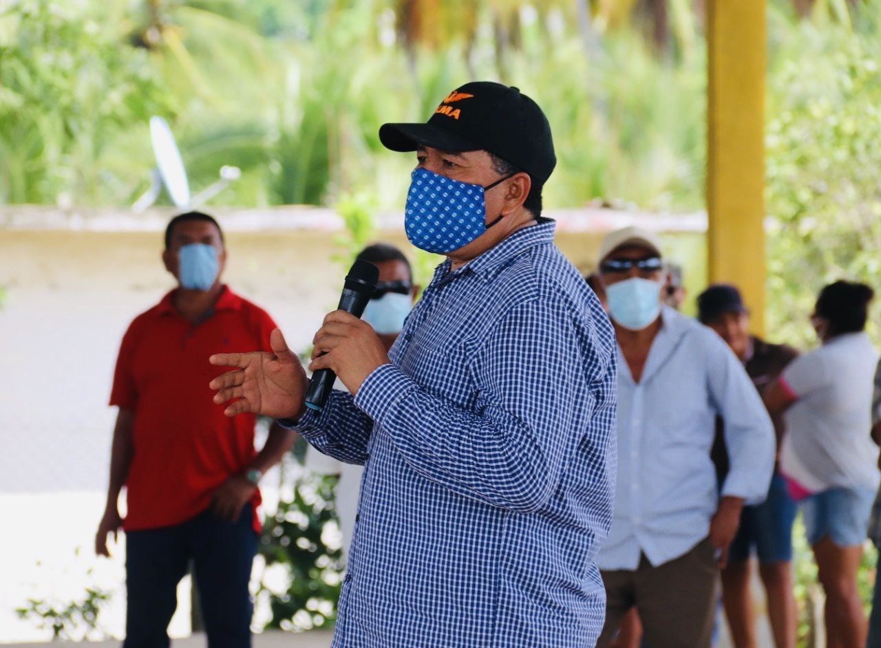 Anuncia Tomás Hernández obra pública en la localidad de Arroyo de Limón, en San Marcos 