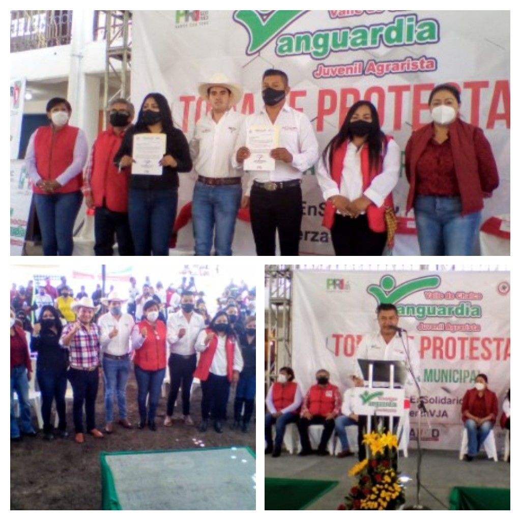 Toma protesta la dirigencia de Vanguardia Juvenil Agrarista en Valle de Chalco
