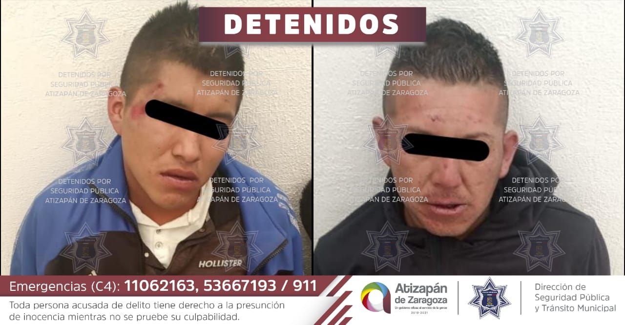 #Atrapan en Atizapan de Zaragoza a dos delincuentes que asaltaban en Villas de La Hacienda