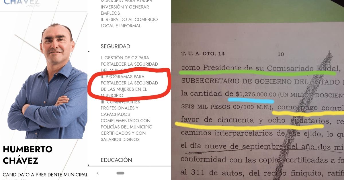 Tras ser evidenciado, candidato por el PAN en Zapotlán amenaza a ciudadana
