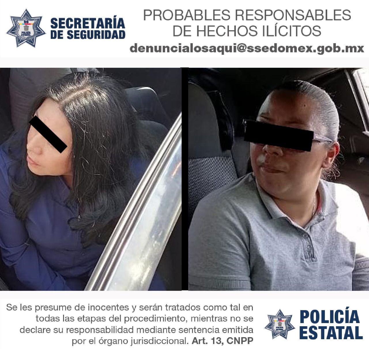 #Detienen a dos mujeres que viajaban en coche utilizado en extorsión  y asesinato en Toluca