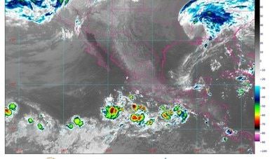 Se pronostican lluvias muy fuertes en Chiapas, Guerrero y Oaxaca
para hoy sábado
