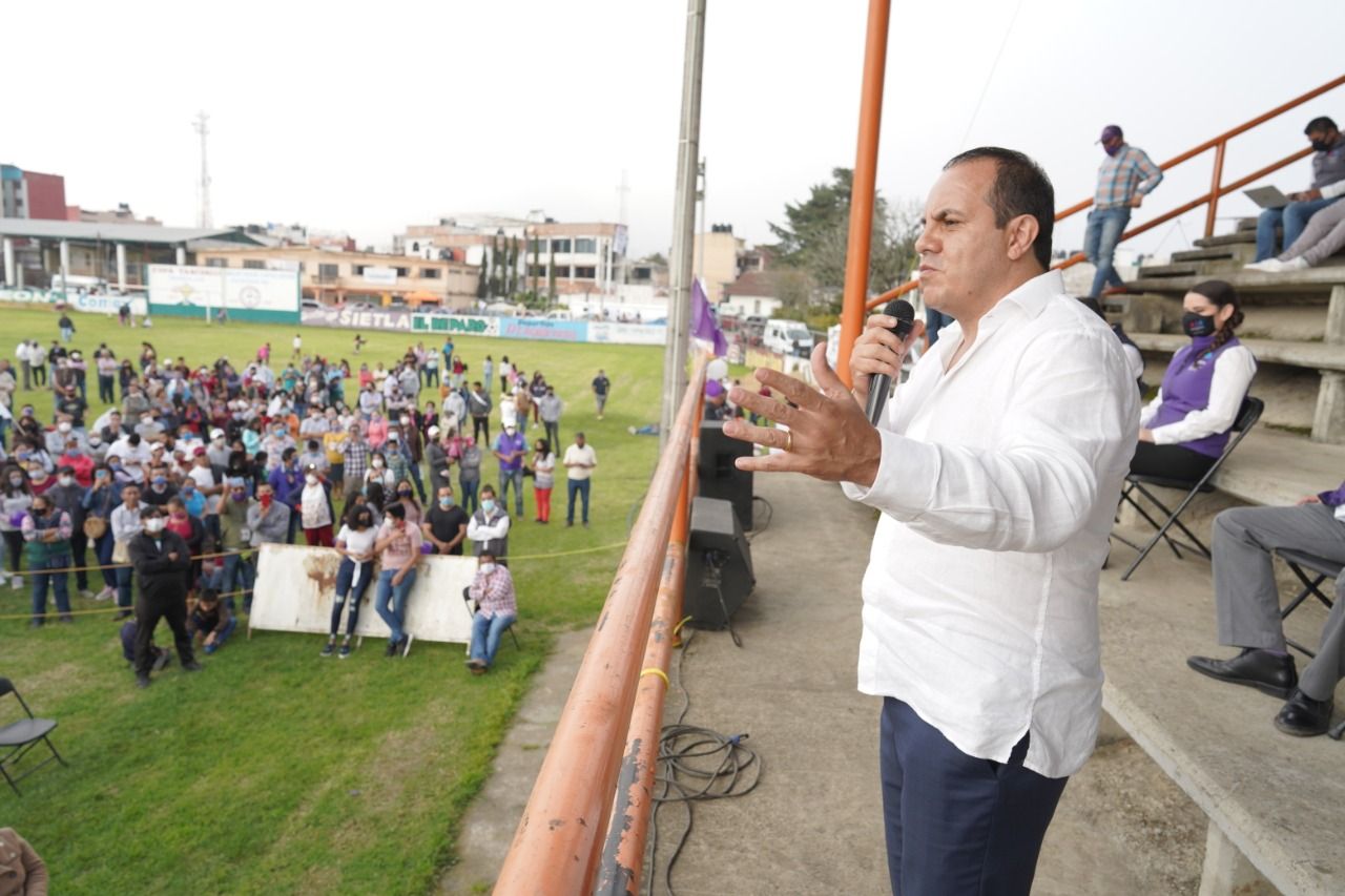 Cuauhtémoc Blanco fortalece a Mateo Tejeda candidato del PESH en Zacualtipán