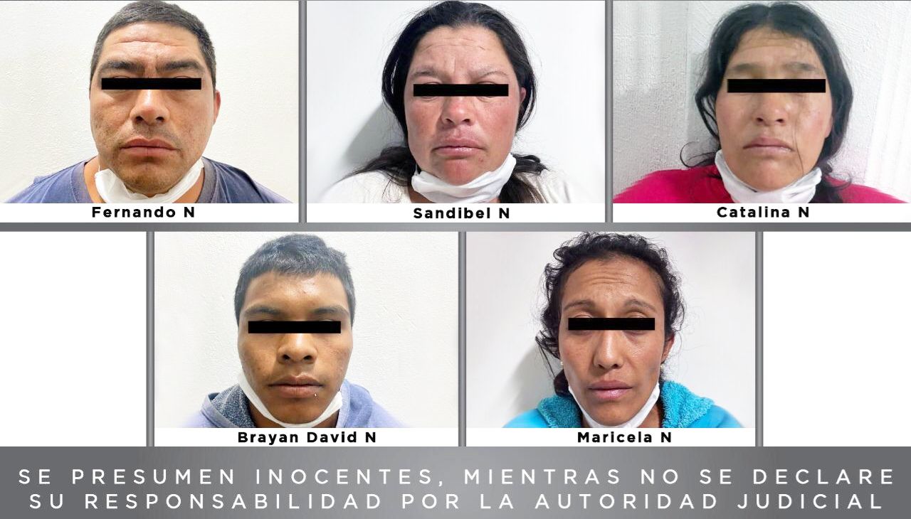 FGJEM detiene a 5 pesonas investigadas por el homicidio de un hombre en Chimalhuacán 