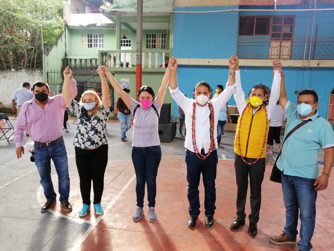 Reciben líderes perredistas de Chilapa a Evodio
