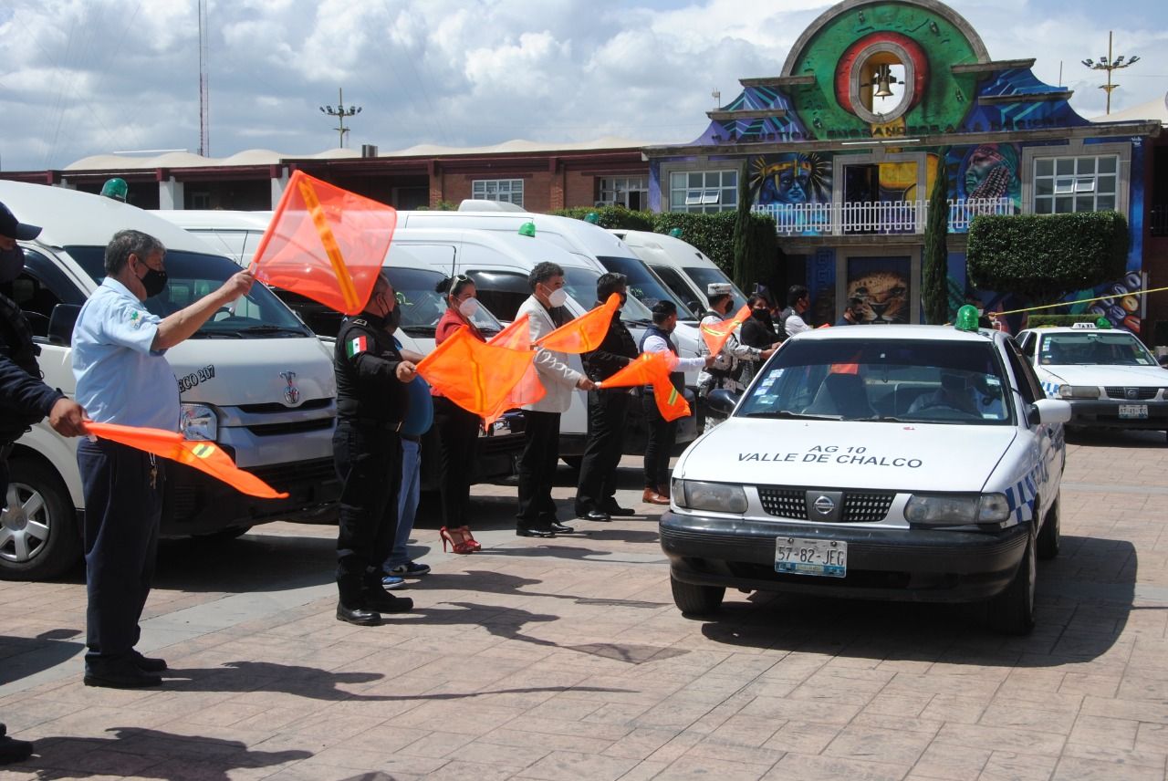 Valle de Chalco presenta estrategia para abatir el robo al transporte público de pasajeros