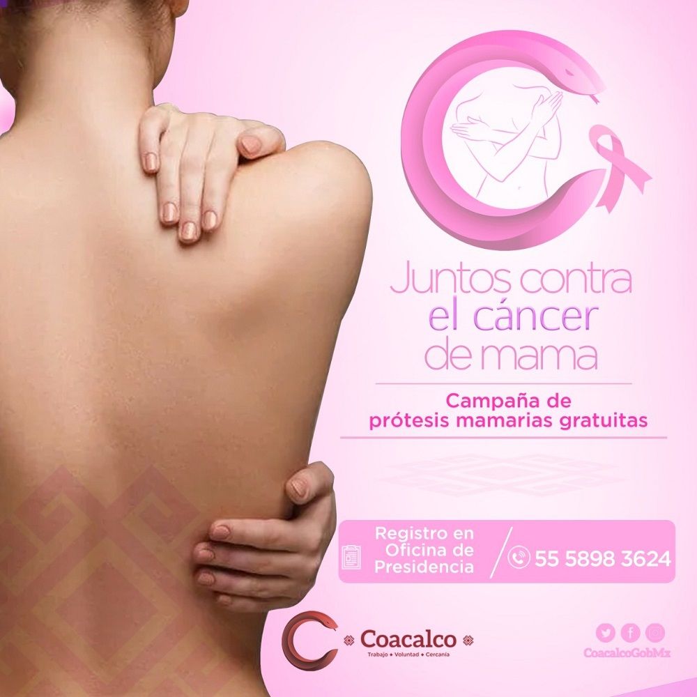 Gobierno de Coacalco donará prótesis mamarias