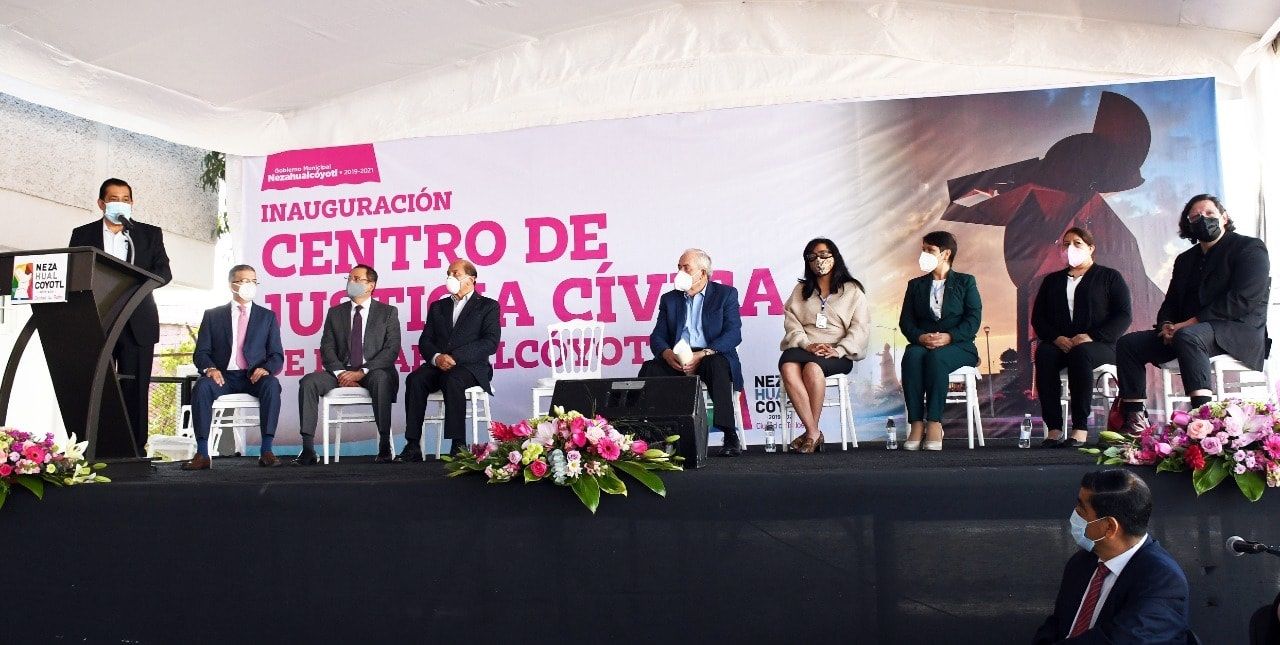 Inauguran el primer Centro de Justicia Cívica del Estado de México en Nezahualcóyotl 