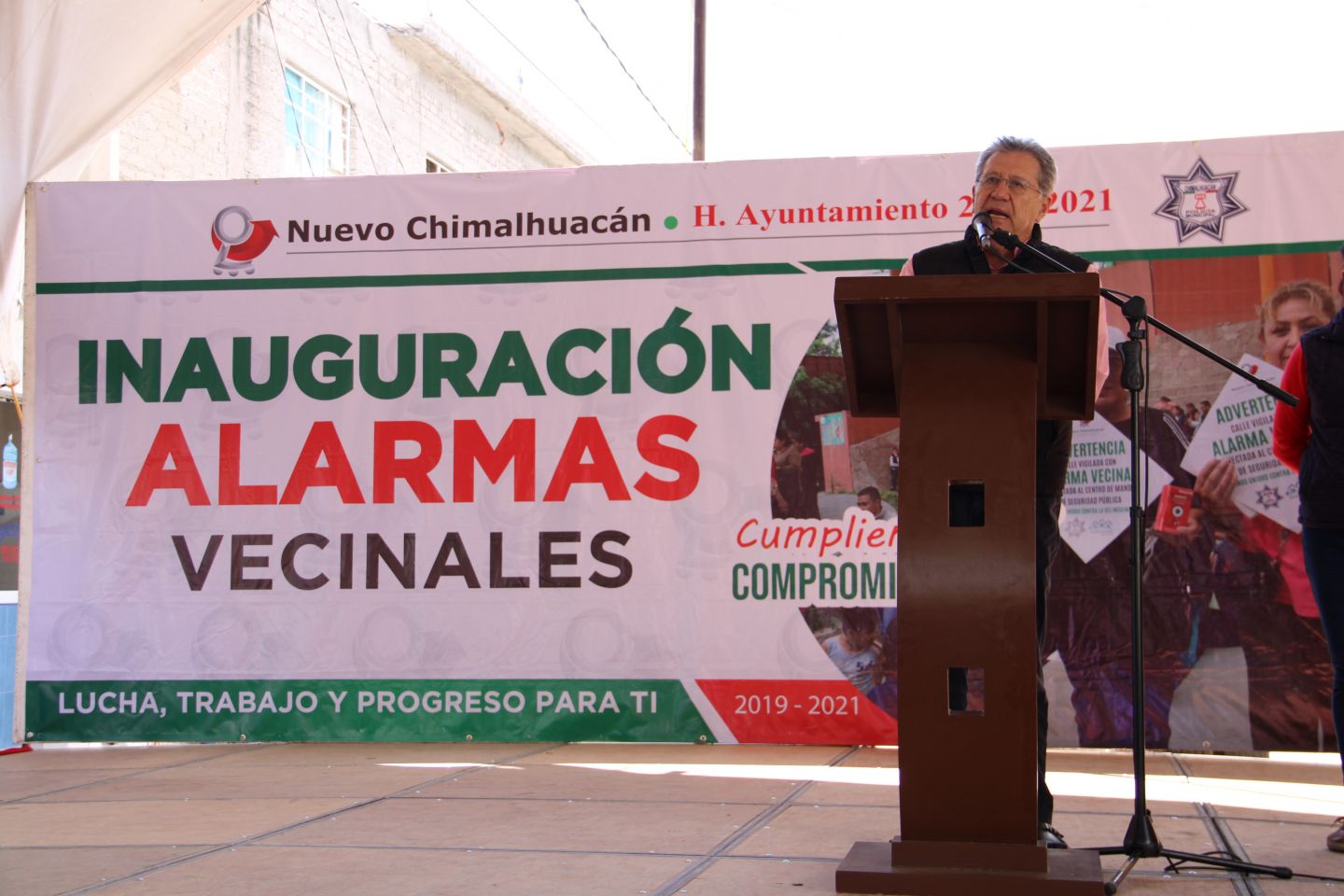 #El gobierno de Chimalhuacán fortalece la seguridad en Acuitlapilco con Alarmas Vecinales