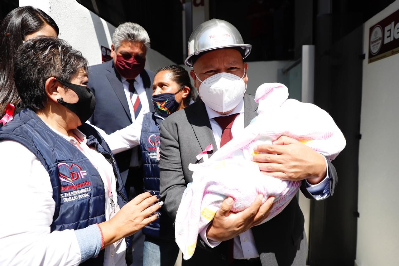 Gobierno de Tlalnepantla da identidad a niño recién nacido abandonado
