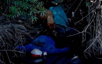 Encuentran hombre  sin vida  en estado de putrefacción  en el Río de Valle de Chalco 