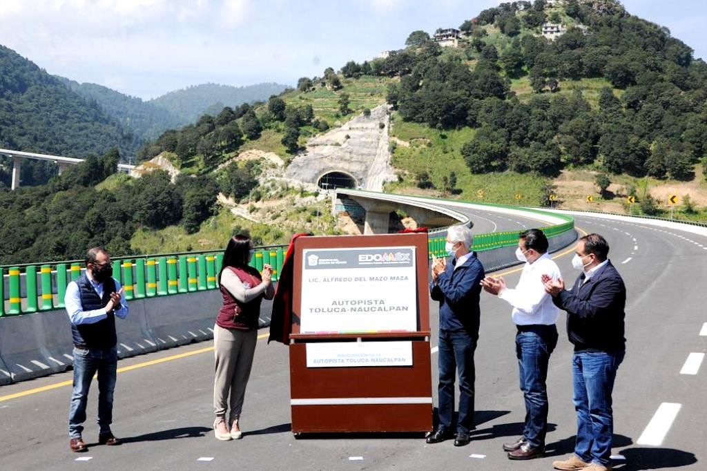 Alfredo del Mazo pone en operación la autopista Toluca-Naucalpan que mejora la conectividad entre el valle de México y el Valle de Toluca
