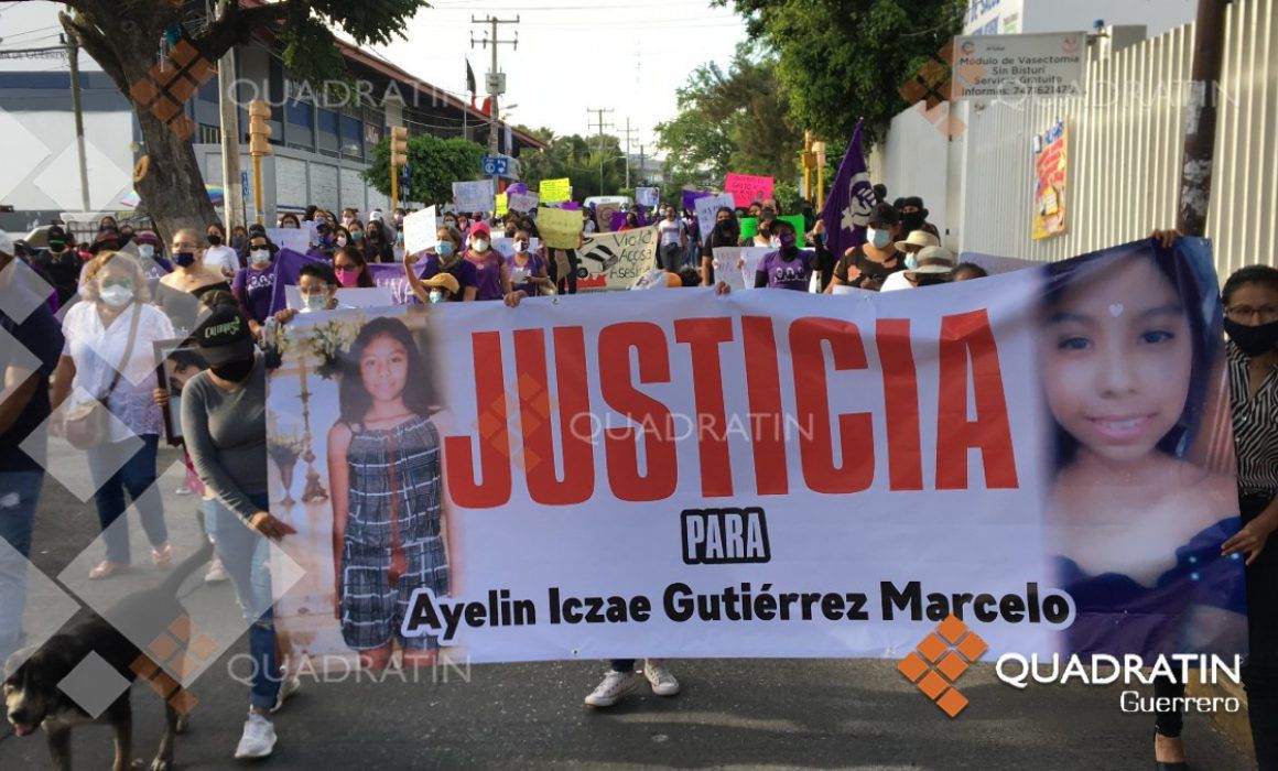 Justicia para Ayelin: marchan familiares por calles de Chilpancingo 