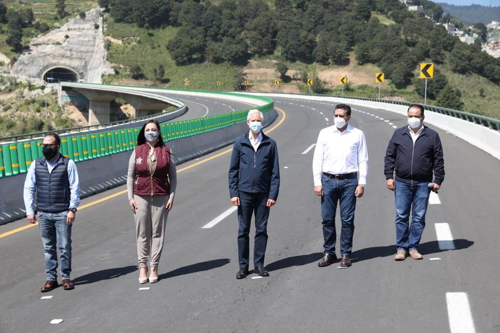 Pone en operación Alfredo del Mazo autopista Toluca-Naucalpan que mejora la conectividad entre el Valle de México y el Valle de Toluca