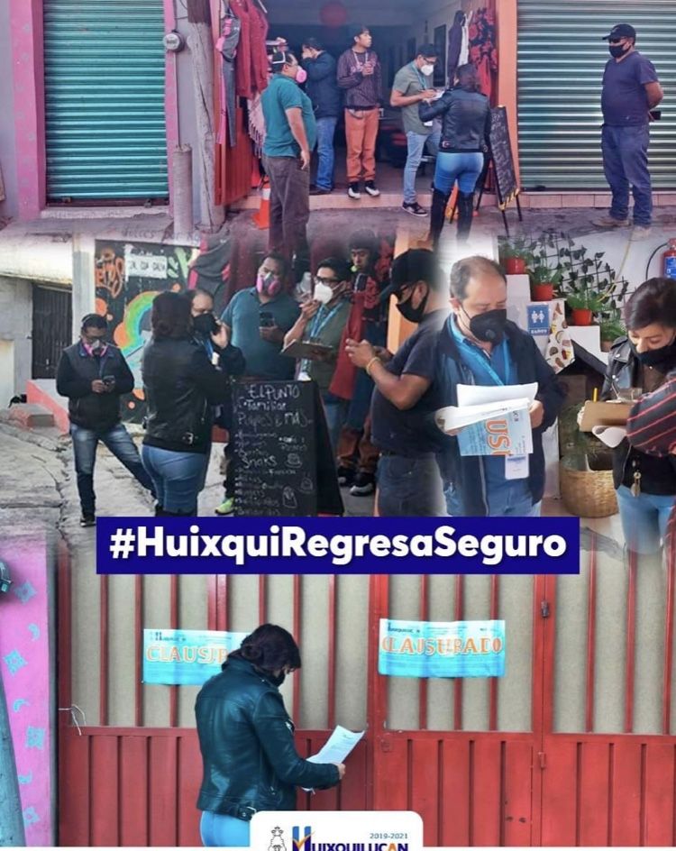 En Huixquilucan habrá tolerancia cero a comercios que incumplan con las medidas sanitarias 