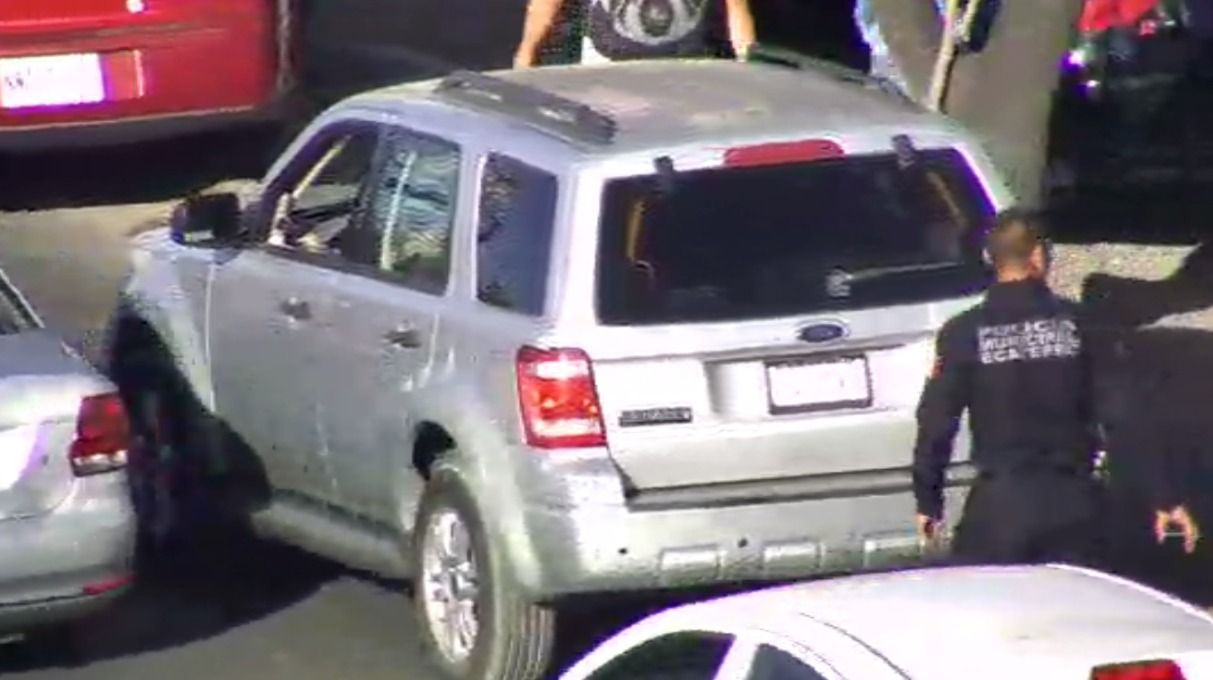#Cámaras de vídeo permite a la policía recuperar una camioneta robada en Ecatepec