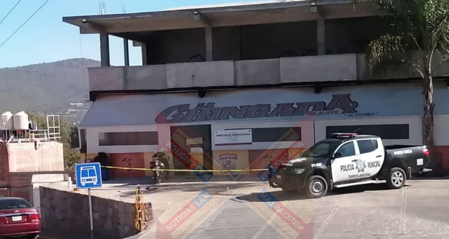 Balacera en el bar la "Chingada" en Tepetlaoxtoc deja tres heridos 