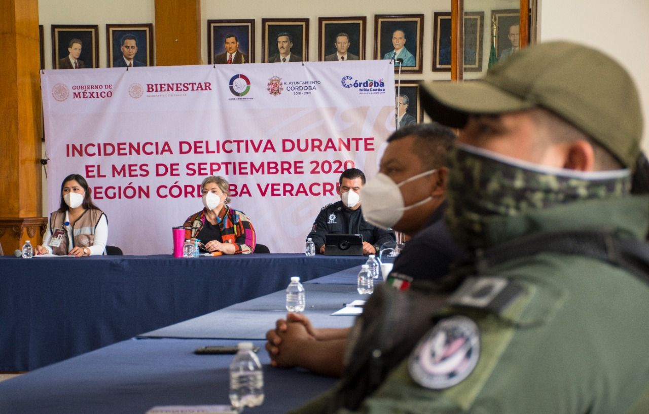 Bajan delitos de alto impacto en municipio, Córdoba refuerza compromiso de trabajo coordinado