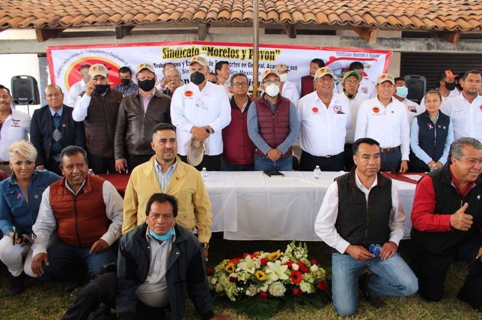Rindió protesta sección Texcoco del Sindicato José María Morelos y P