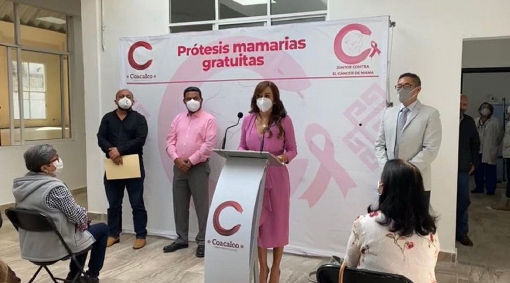 En Coacalco, realizan donación de prótesis mamarias a mujeres que han padecido cáncer de mama

