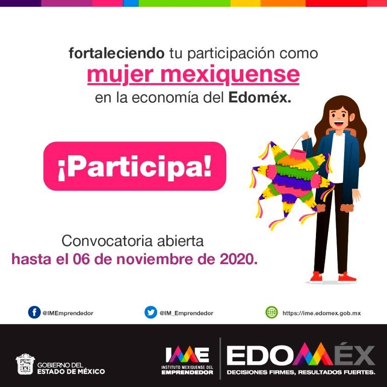 El GEM convoca a emprendedoras mexiquenses a la tercera edición del foro virtual ’Mujer emprendedora 2020’