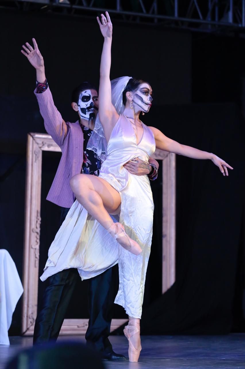 Luce compañía de #danza del Estado de México  en festival de las almas